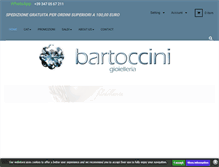 Tablet Screenshot of bartoccini.it